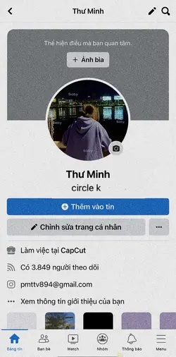 Tiểu sử Facebook