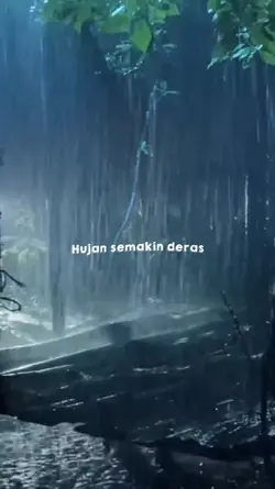 Hujan semakin deras