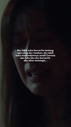 memendam sendiri