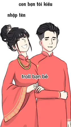 mẫu troll bạn bè