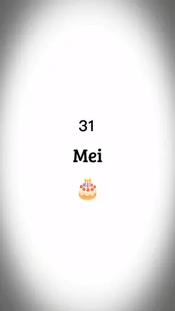 HBD 31 Mei
