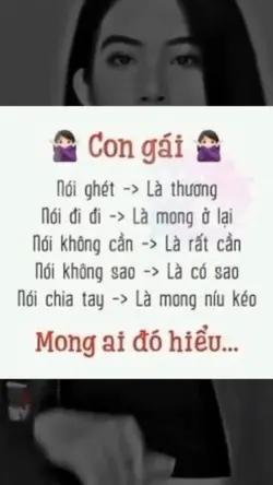 con gái dễ hiểu mà 
