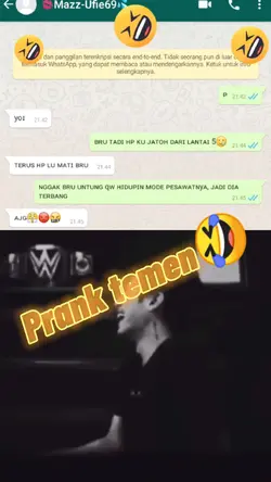 #Prank temen