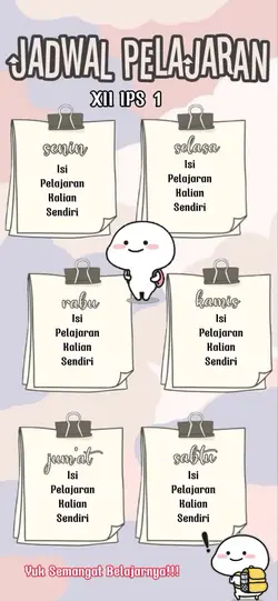 Jadwal pelajaran