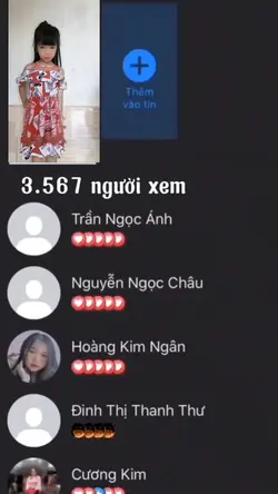 Mẫu khoe view story