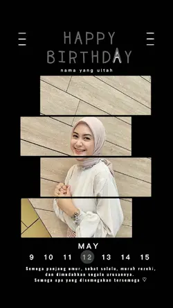 HBD 12 Mei 2022