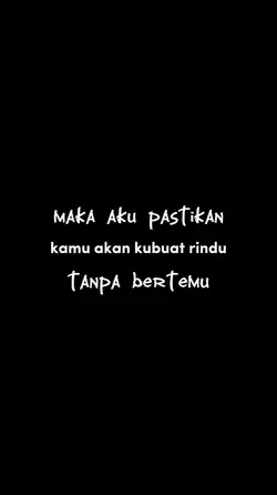 RINDU TANPA BERTEMU
