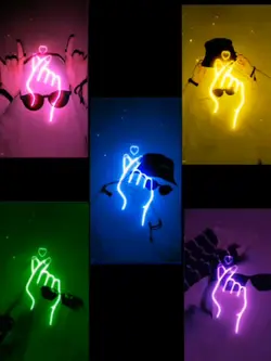 neon overlay
