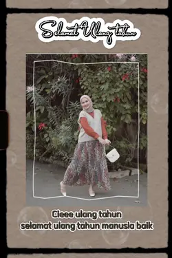 Selamat ulang tahun