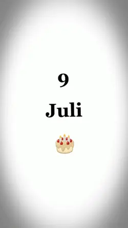 HBD, 9 juli