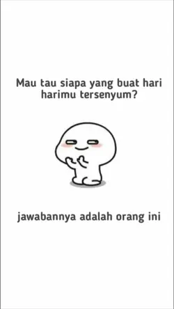 Yang buat aku senyum