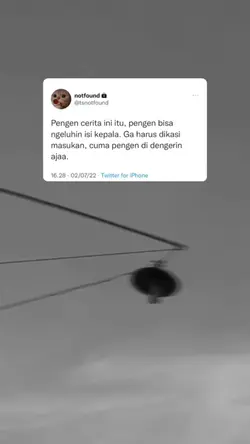 pengen cerita iniitu