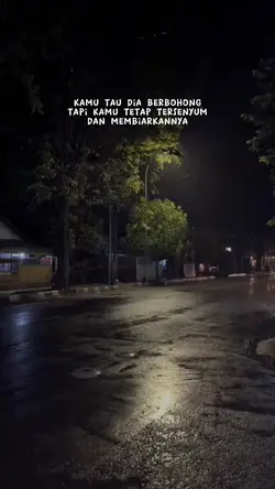 Kamu tau dia bohong