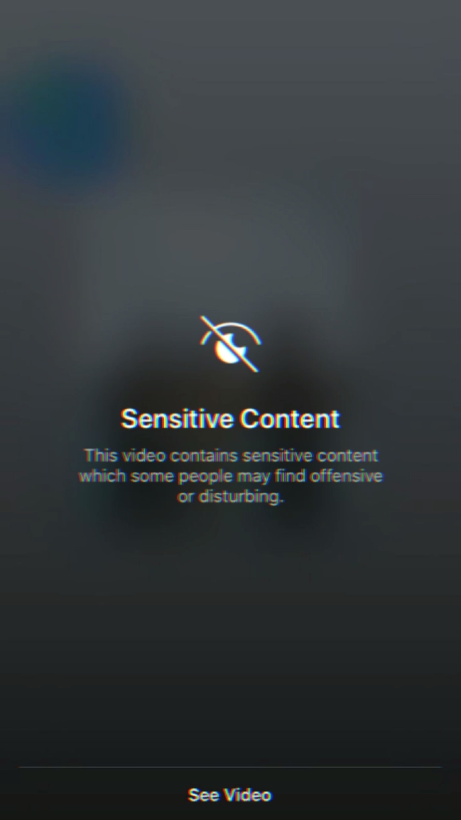 Sensitive content