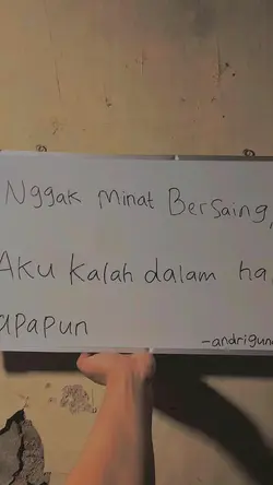 Nggak minat bersaing