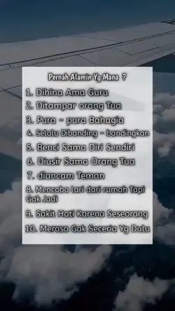 yang pernah ngalamin