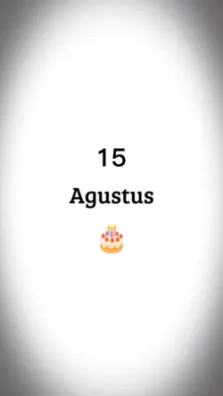 HBD 15 Agustus 2022