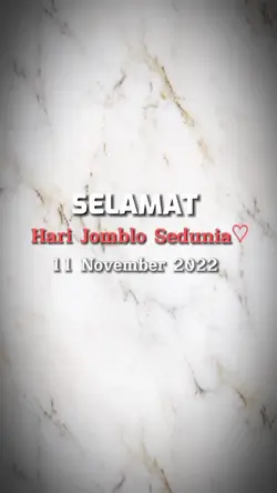hari jomblo sedunia