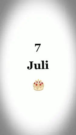 HBD, 7 JULI