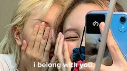 i belong with you.