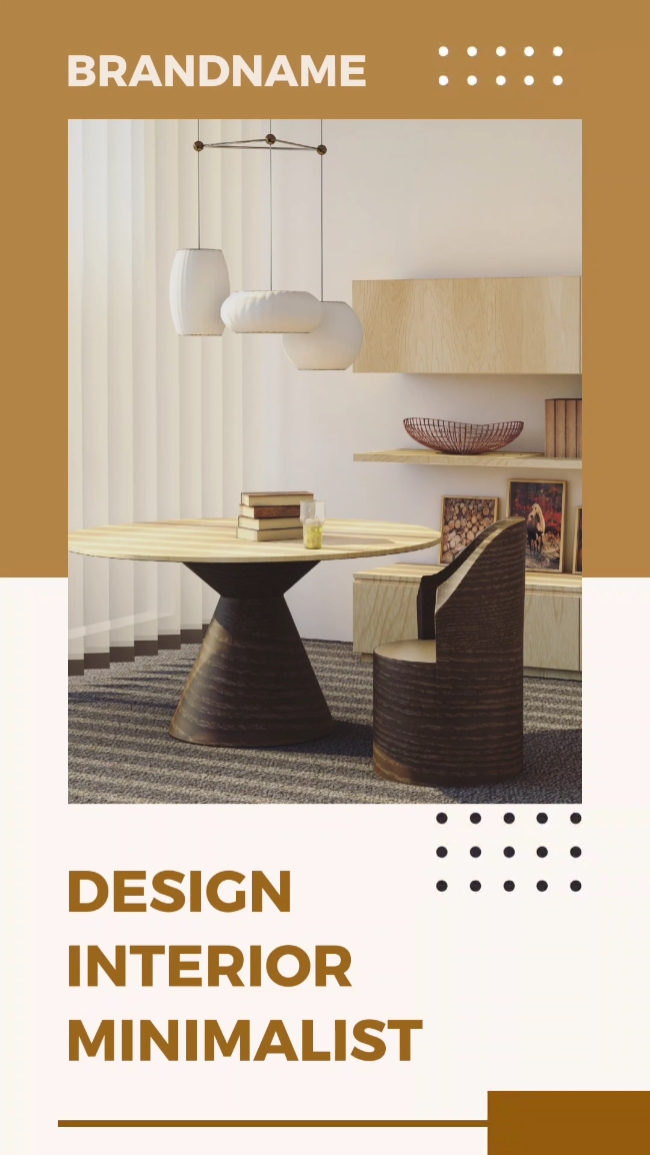 Tasarım İç, Kontrast Renk Stili, Kahverengi Beyaz,% 50 İndirim