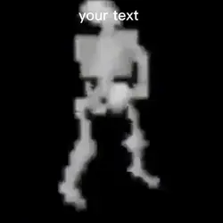 dancing skeleton :3