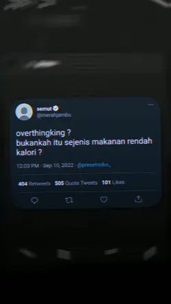 Overthingking?