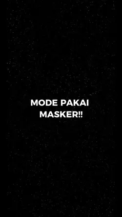 Mode pakai masker