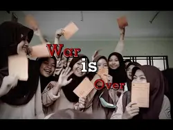 war is over