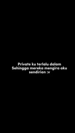 TERLALU PRIVATE