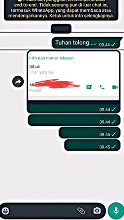 Nomor WhatsApp doi