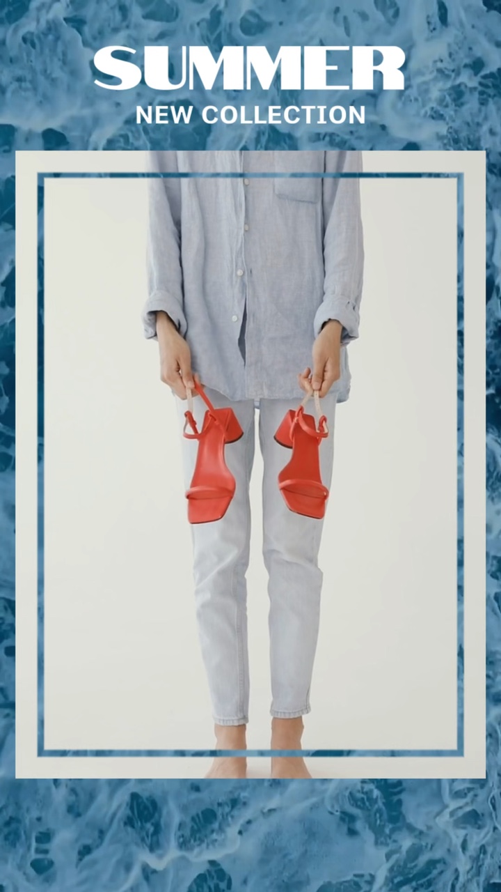 Damen Sandalen Display