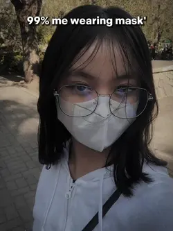 99%me wearing mask'