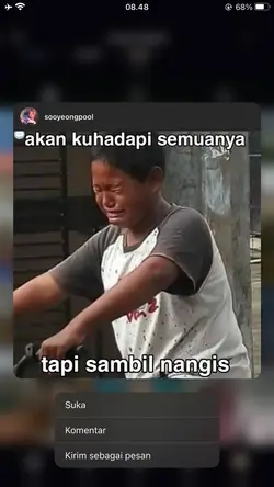 SAMBIL NANGIS