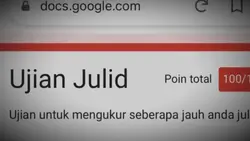 versi ujian julid