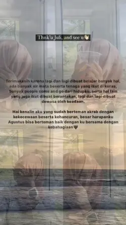 Thanks U Juli