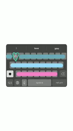 keyboard inisial W