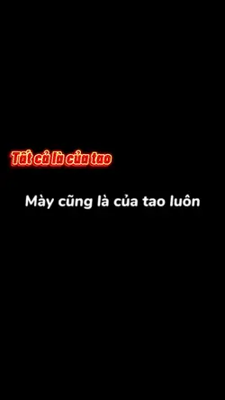 Tất cả là của t
