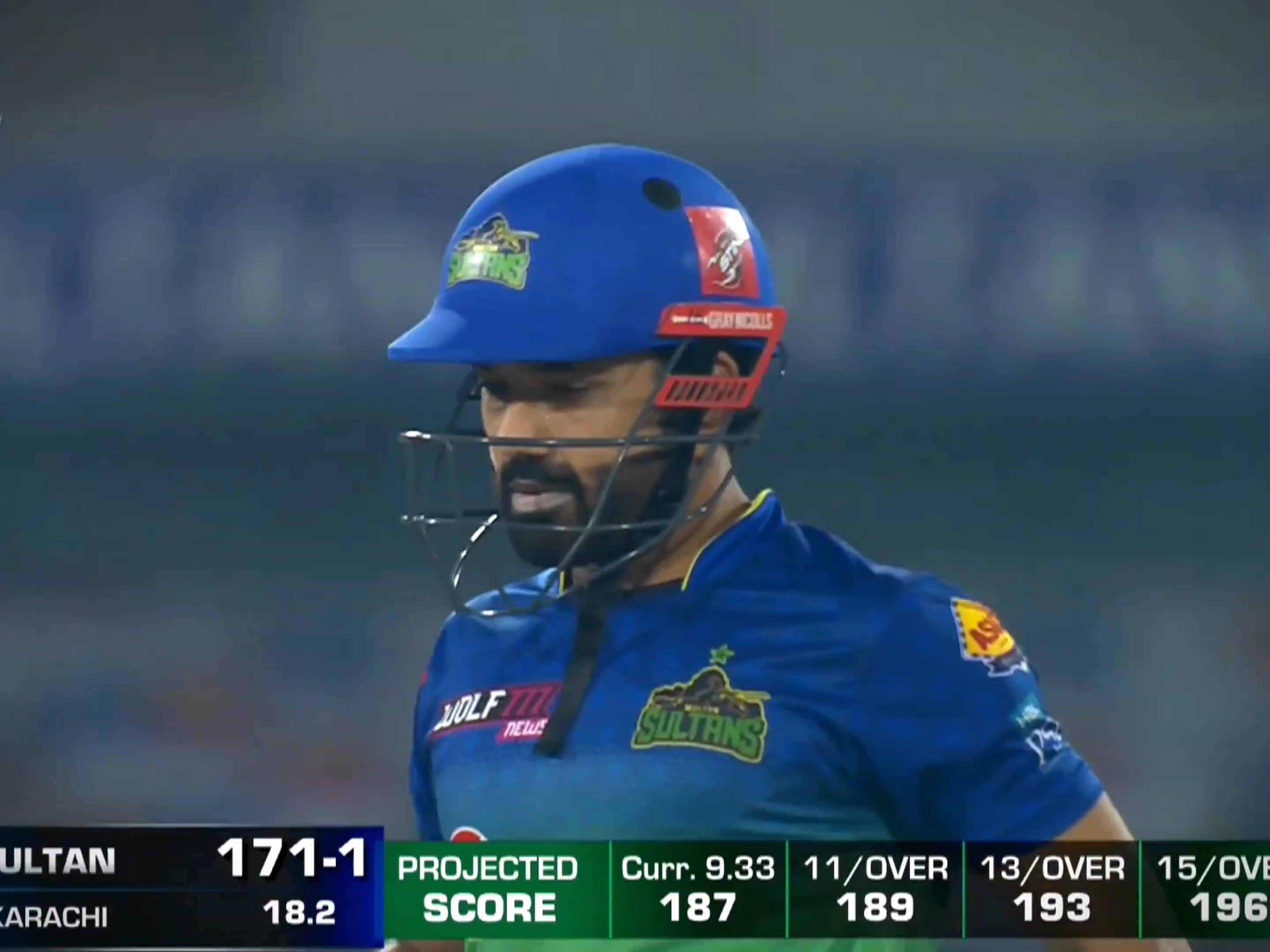 Rizwan brilliant six