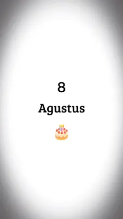 HBD 8 Agustus 2022