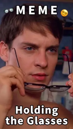 holding the glasses