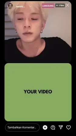 ig live with Asahi