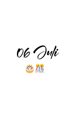hbd 06 juli