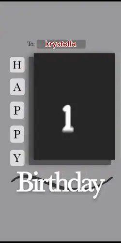 HAPPY BIRTHDAY