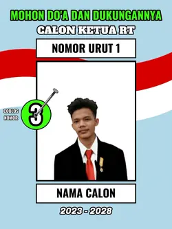 Calon Ketua RT No.3