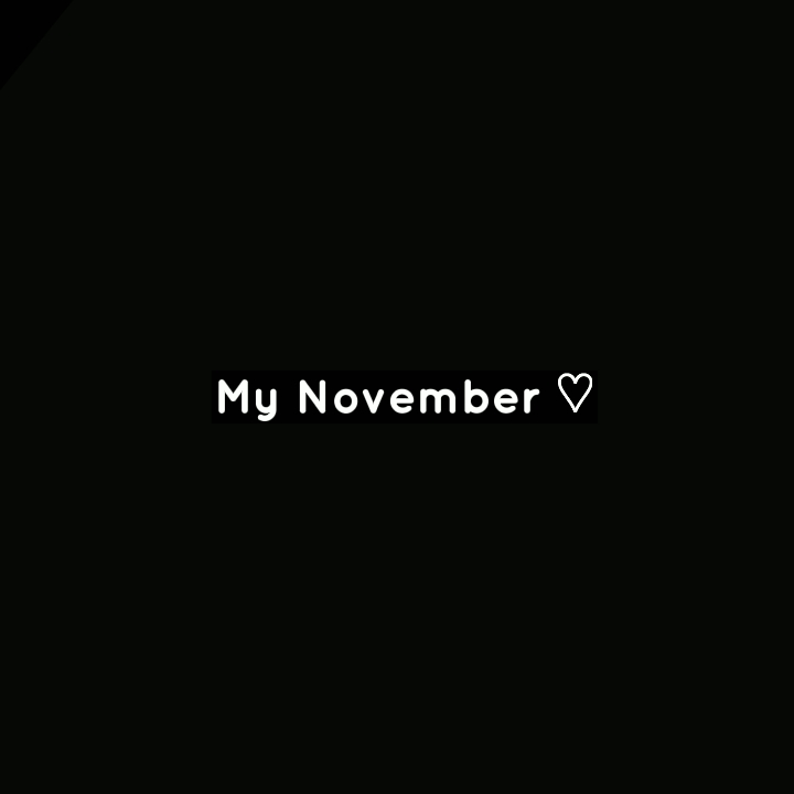 Ang aking Nobyembre