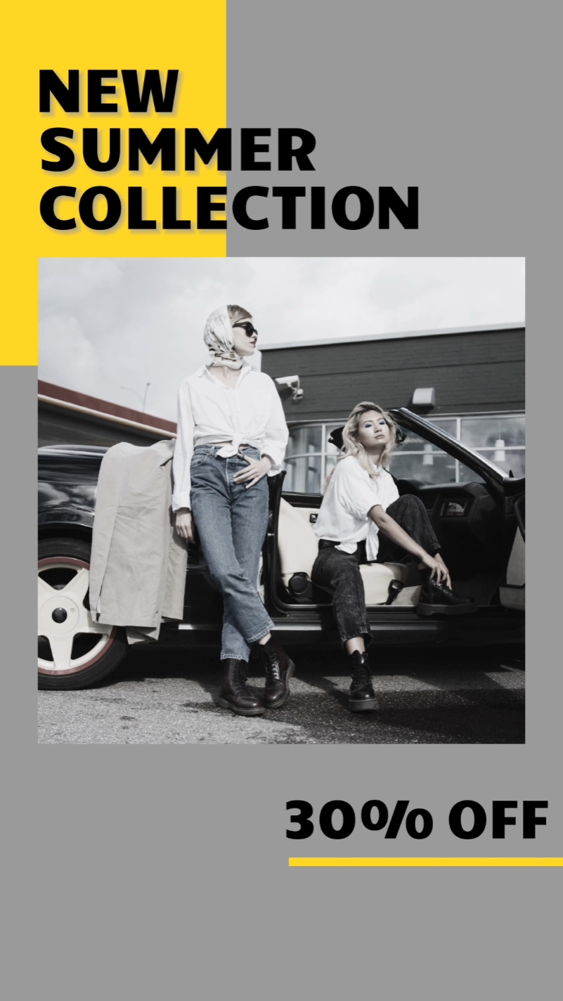 Noir Blanc Cool Nouvelle Collection