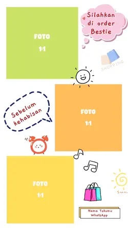 Template jualan cute