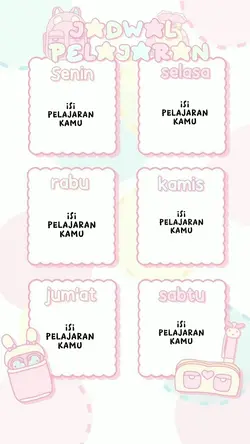 jadwal pelajaran