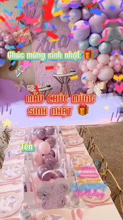 CHÚC MỪNG SINH NHẬT 
